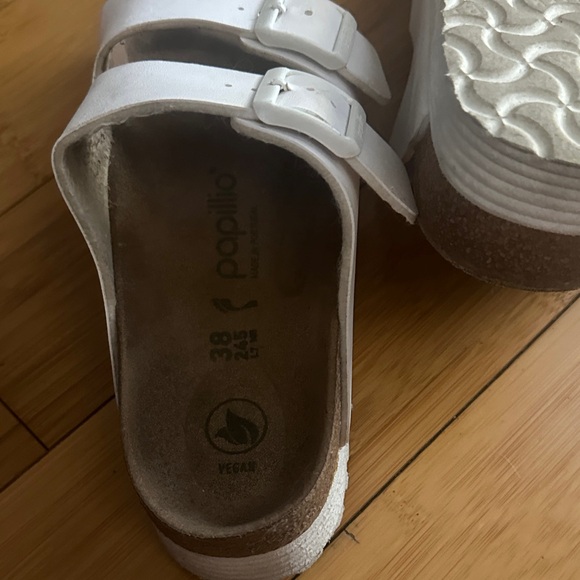 Papillio Vegan White Platform Sandals - Picture 5 of 6